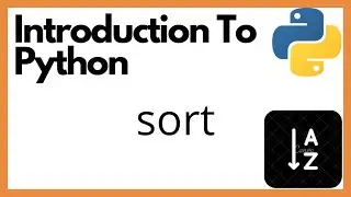 Introduction To Python: python sort tutorial