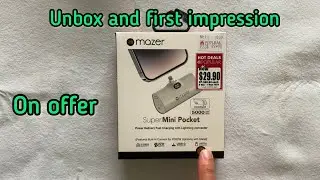 Unbox and first impression of Mazer Super Mini Pocket