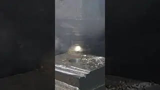 Фрезеровка опорной плиты вырубного штампа / Milling of the base plate of the cutting die