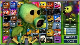 Peashooter in FNaF World! Remastered 2023! (FNaF World Mods)