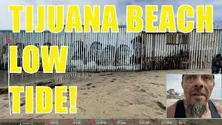 Tijuana Beach Run Low Tide!