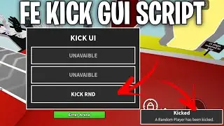 [ FE ] Kick Gui ( Slap Battles Script ) ~ Credit To The Owner | Hydrogen / Fluxus / Delta