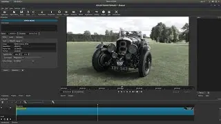 ShotCut Tutorial: Transition/Fade A Color Video Clip To Black & White Using Keyframes.