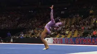 Jordan Chiles – Floor Exercise – 2018 U.S. Gymnastics Championships – Senior Women Day 1