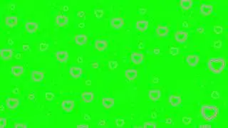 Green Screen Floating heart 1 | Free Download