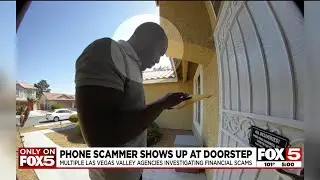 Phone scammer shows up at Las Vegas Valley door step