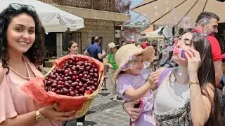 مهرجان الكرز في بلدة حمانا الرائعة في جبل لبنان 2024 / Cherry Festival in Hammana, Mount Lebanon