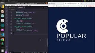 Create Animated Cinema Logo With HTML & CSS