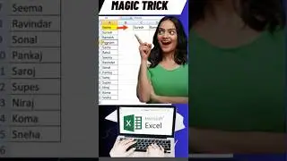 Vertical to Horizontal in excel || Excel Magic Tricks || Excel Time Saving Tricks