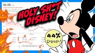 Disney Stock PLUMMETS 44%! DIS is Downgraded to SELL!