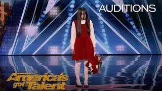 The Sacred Riana: Frightening, Scary, Terrifying Magician Scares Mel B - America's Got Talent 2018