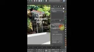 Create waterfall in 3ds Max (Chaos Phoenix) #3d #tutorial #3dsmax