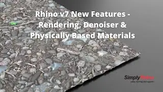 Rhino 3D v7 – Rendering, Denoiser and Physically Based Materials