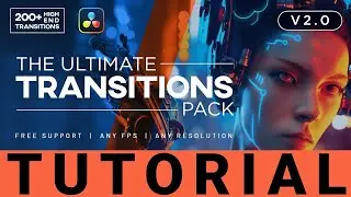 [DP669] The Ultimate Transitions Pack V2 - DaVinci Resolve - Tutorial