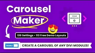 Introducing The Divi Carousel Maker Plugin by Pee-Aye Creative