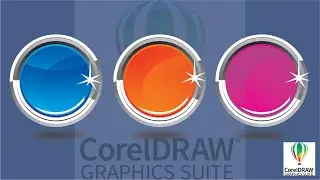 Glass Effect Logo In corel Draw | kr graphics world | #logo #logodesigner #easy @SmartGraphic