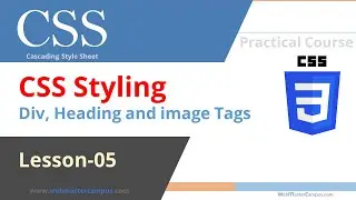 CSS Styling the Div, Headings and Image Tags