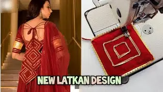 Latkan Banane ka Tarika |kurti Latkan Making at Home |Latkan design |Sewing Tutorial