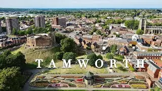 The Beauty of Tamworth from the Air | 4K Cinematic Drone | Staffordshire, UK