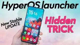 HyperOS Launcher Stable Update Hidden trick