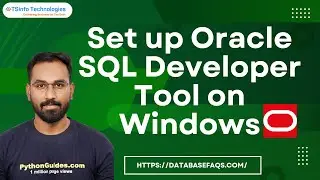 How to Set up Oracle SQL Developer Tool on Windows | Set up Oracle SQL Developer Tool on Windows