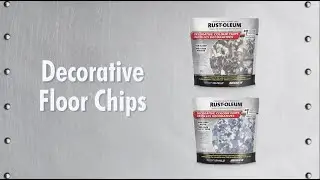 How to Apply Rust Oleum Decorative Chips | Concrete Garage Floor Coating | Optional Step