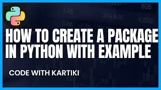 How to create a package in python #pythonpackage #howtocreatepackageinpython #pythoncodingpractice