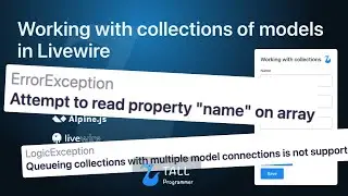 Working with collections of models in Laravel Livewire (v2)