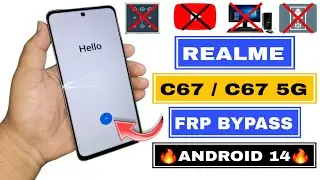 Realme C67 FRP Bypass Android 14 | Realme C67 5G FRP Bypass Without PC |Realme RMX3890 Google Bypass