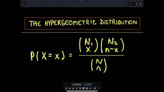 The Hypergeometric Distributiion - A Basic Example