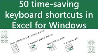 50 Time Saving Keyboard Shortcuts For Excel   Windows Version