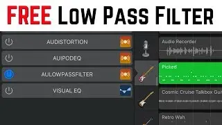Low Pass Filter in GarageBand iOS (iPhone/iPad)
