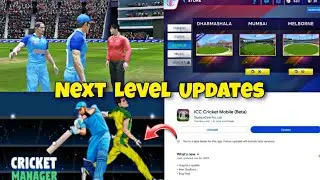 Next Level Update (New Graphics,Stadium etc) ICC Cricket Mobile || OctaL