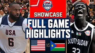 Team USA vs South Sudan Game Highlights July 20, 2024 | USA Basketball Showcase | Olympics 2024