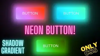 CSS Amazing Button Animation Hover Effect | Box Shadow Glowing Gradient Using HTML CSS