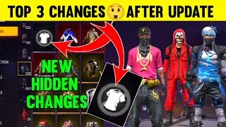 TOP 3 HIDDEN CHANGES AFTER OB40 UPDATE😲 | 99% PLAYERS DON'T KNOW | GARENA FREE FIRE