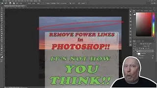 How To Quickly Remove Power Lines In Photoshop