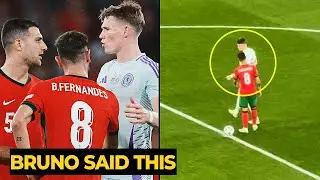 Bruno Fernandes teased McTominay after scored goal during Portugal against Scotland game