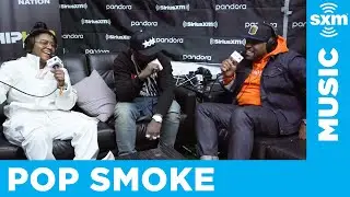 Pop Smoke with Swaggy Sie and Torae at Rolling Loud LA 2019