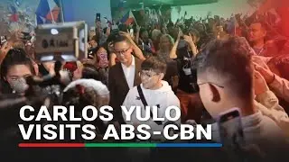 Carlos Yulo arrives at ABS-CBN compound