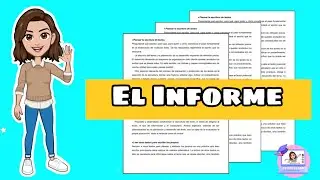 ✅  El Informe | Estructura, Función, Tipos | Cómo hacer un Informe.