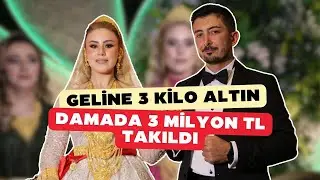 Vanda aşiret düğünü: Geline kilolarca altın, damada 3 milyon TL takıldı