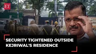 Security tightened outside Delhi CM Arvind Kejriwals residence amid AAPs claims of possible arrest