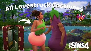 All Lovestruck Trunk Costumes | The Sims 4