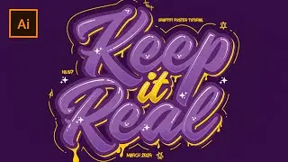 Graffiti Typography Design in Adobe Illustrator