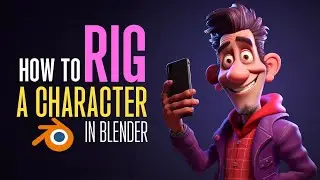 how to rig a character in blender || Blender Turorial