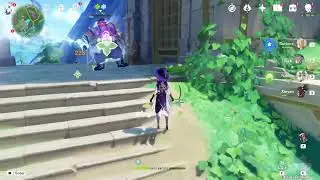 Exploring Around Fontaine in Genshin Impact