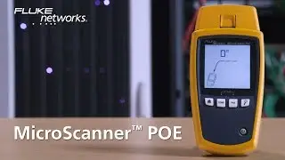 Install PoE Devices Faster with MicroScanner™ PoE by Fluke Networks