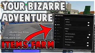 『✨UPDATE 1🏹』Your Bizarre Adventure Script Hack AutoFarm Items Farm Stands YBA Roblox Pastebin 2022