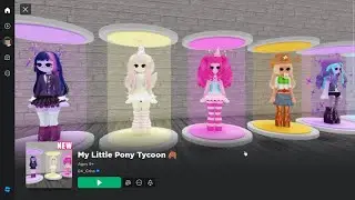 Я СТАЛ ПОНИ В РОБЛОКС? Построил магнат пони? My Little Pony Tycoon in Roblox.